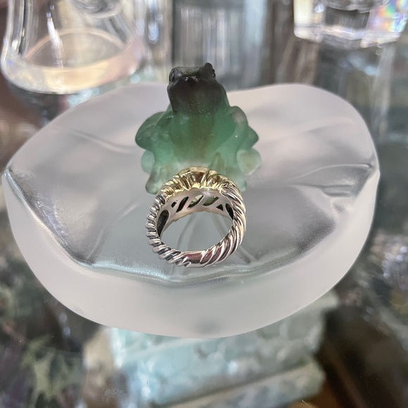 David Yurman Lemon Citrene Ring. 18Kt/SS Size 6. NWT Excellent Condition - Picture 3 of 7